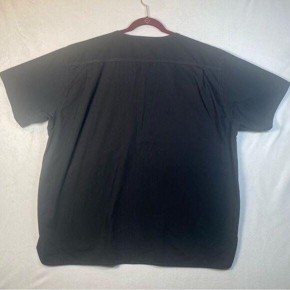 Carhartt Black Ripstop Utility Short Sleeve Scrub Top Size XL - Picture 2 of 12